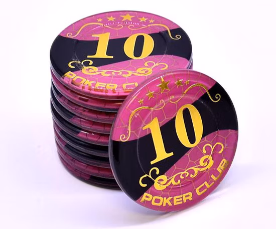 Poker Chips Poker Plaque Acrylic Crystal Poker Chips