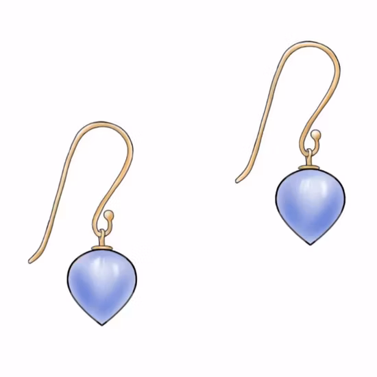 Gemstone Crystal Jewelry Sunface Carving<Esb01519>