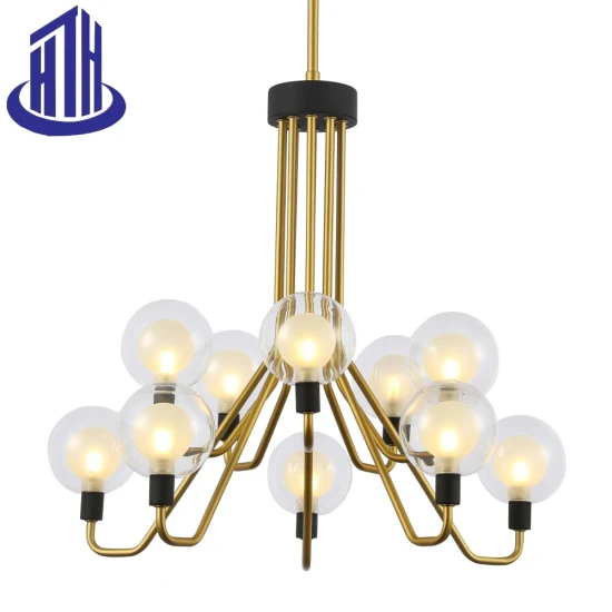 LED Bedroom Modern Luxury New Crystal Gold Chandelier Pendant Lightin