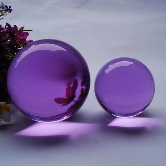 Asian Colorful Clear Magic Crystal Ball Glass Sphere